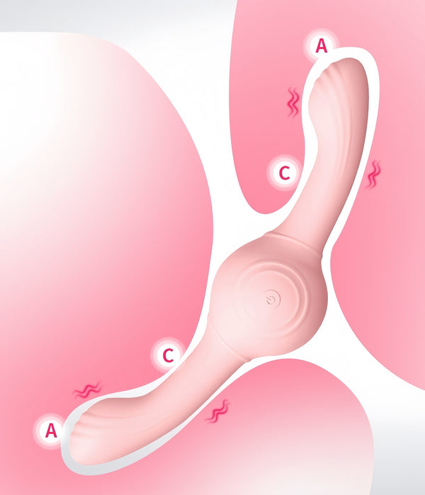 DOUBLE ENDED DILDO VIBRATOR